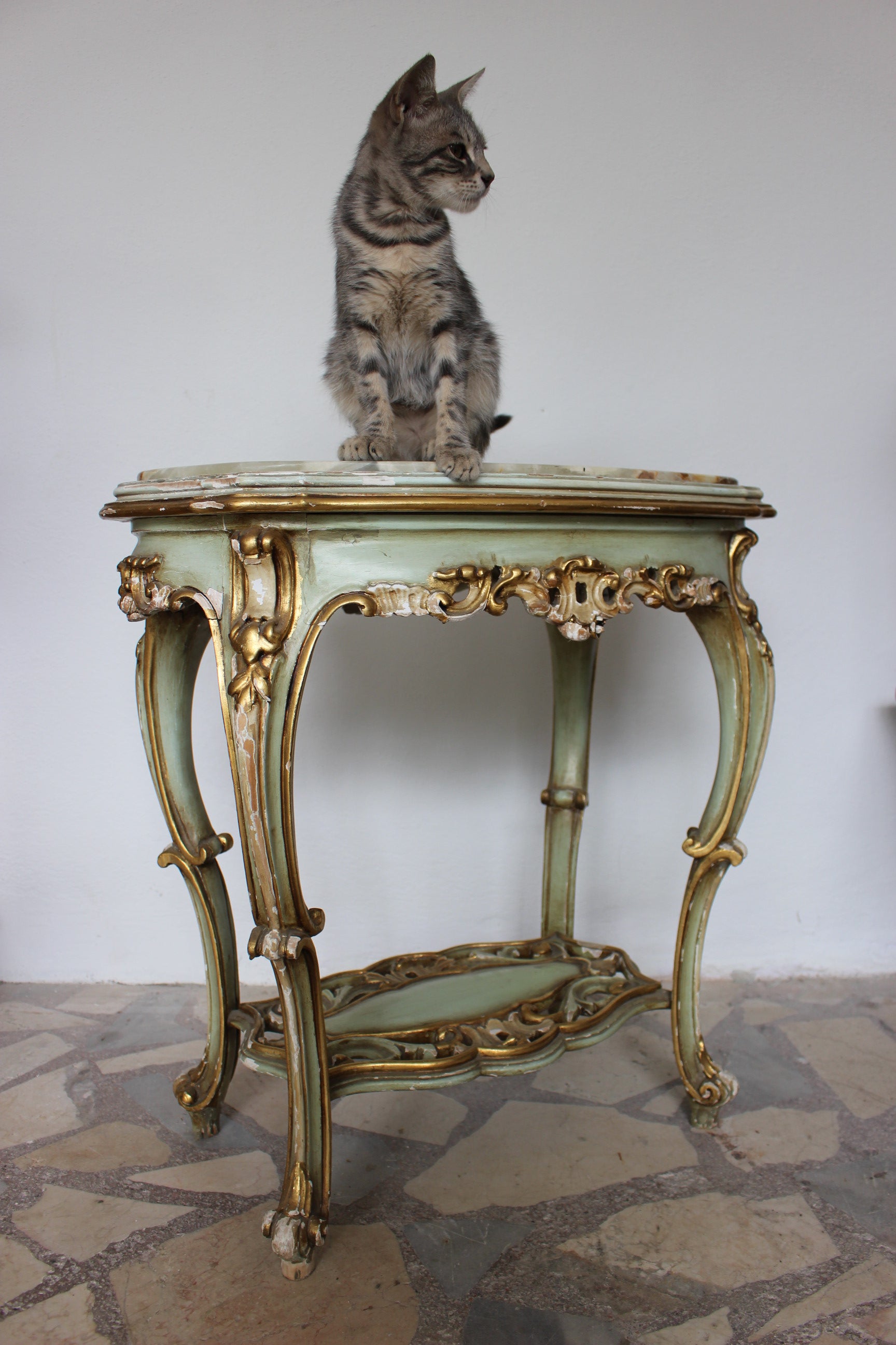 İtalyan lake mermerli sehpa