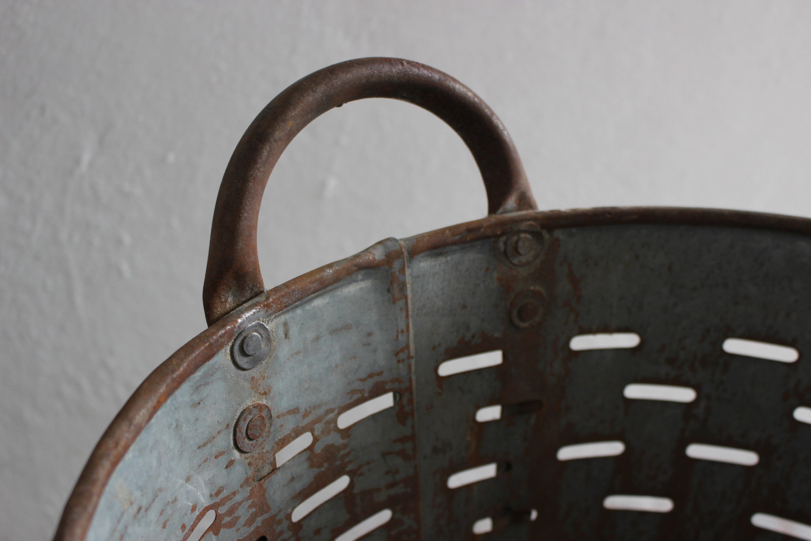 Galvaniz zeytin sepeti