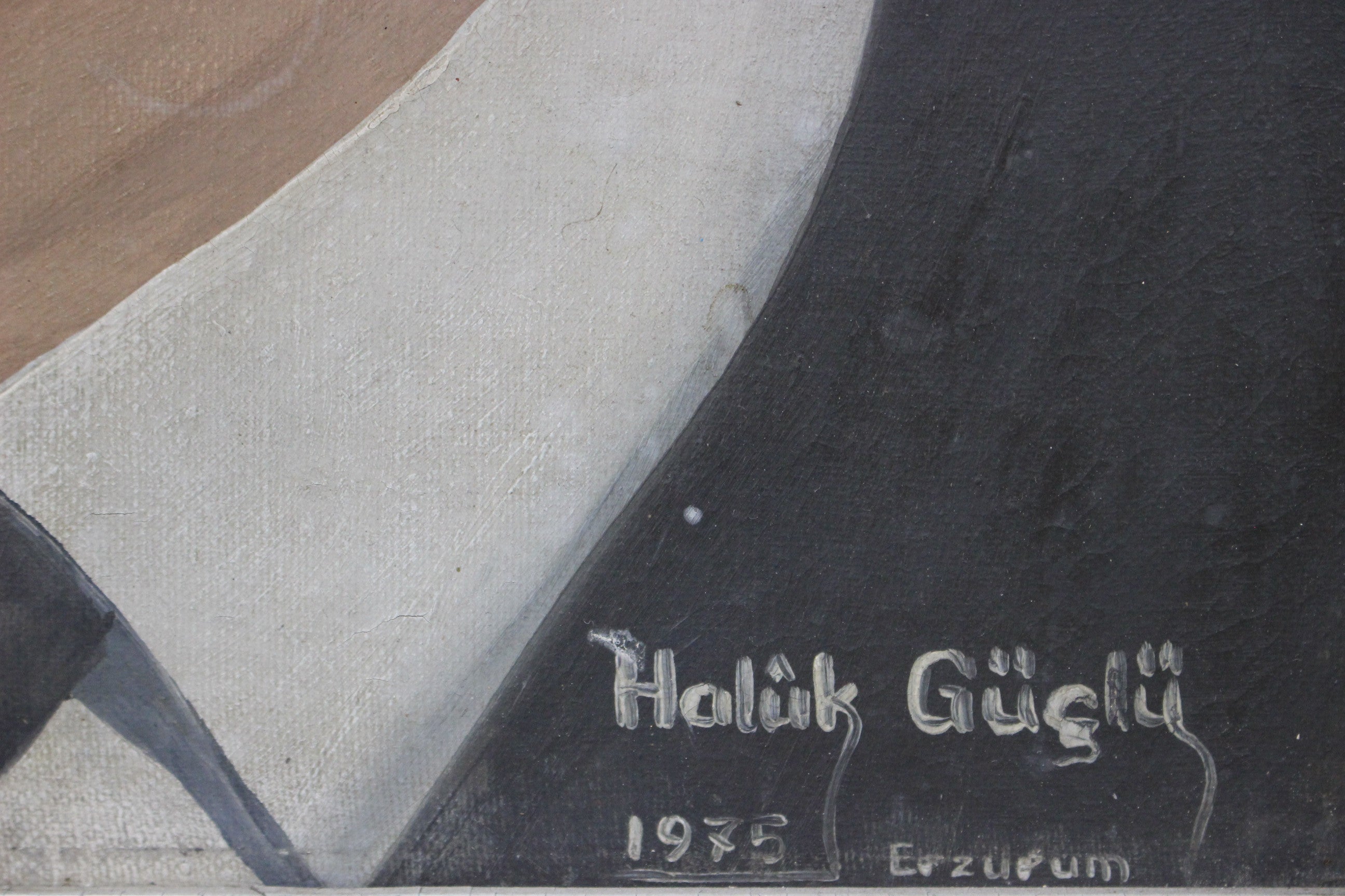 Ressam Haluk Güçlü Yağlı Boya Portre