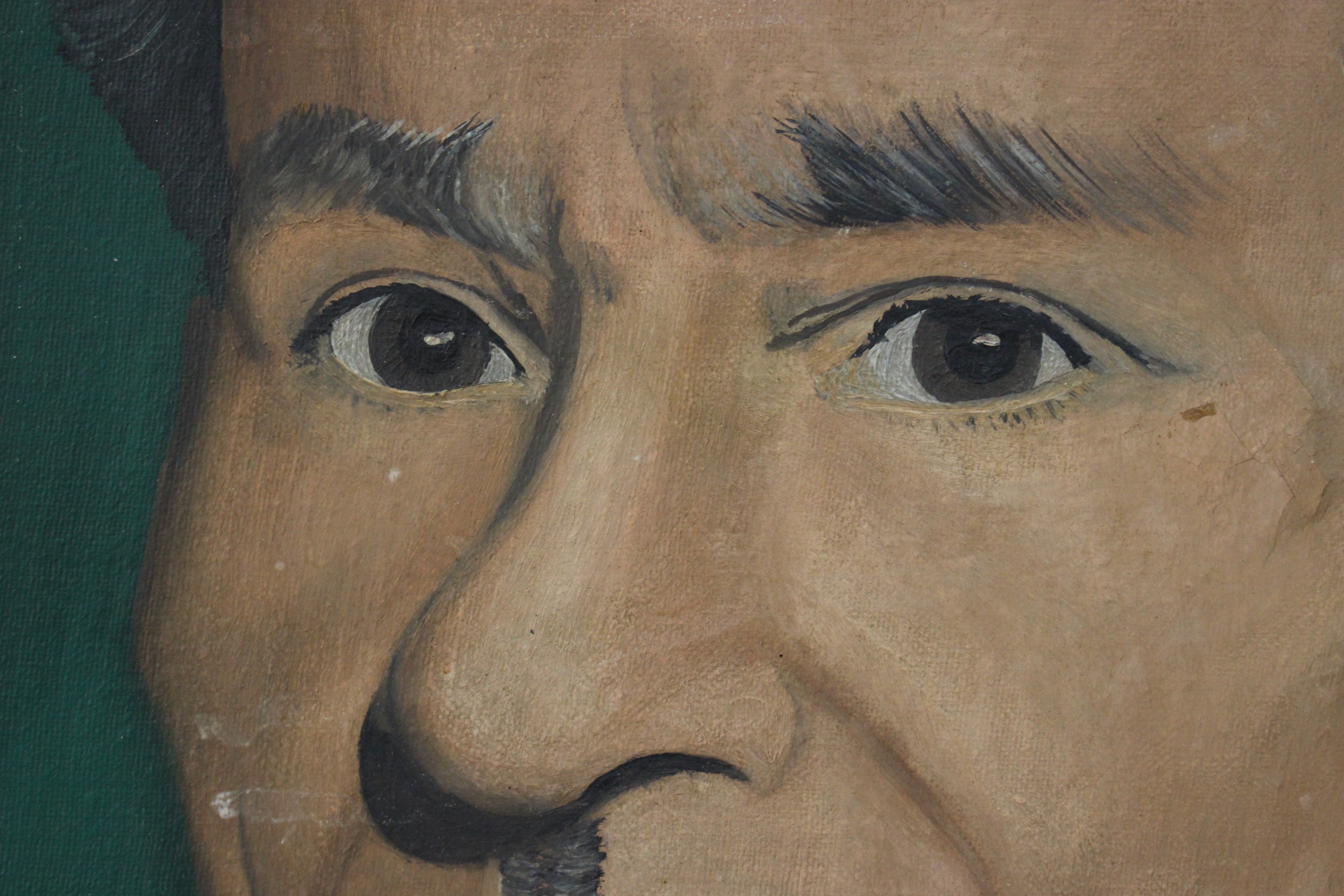 Ressam Haluk Güçlü Yağlı Boya Portre