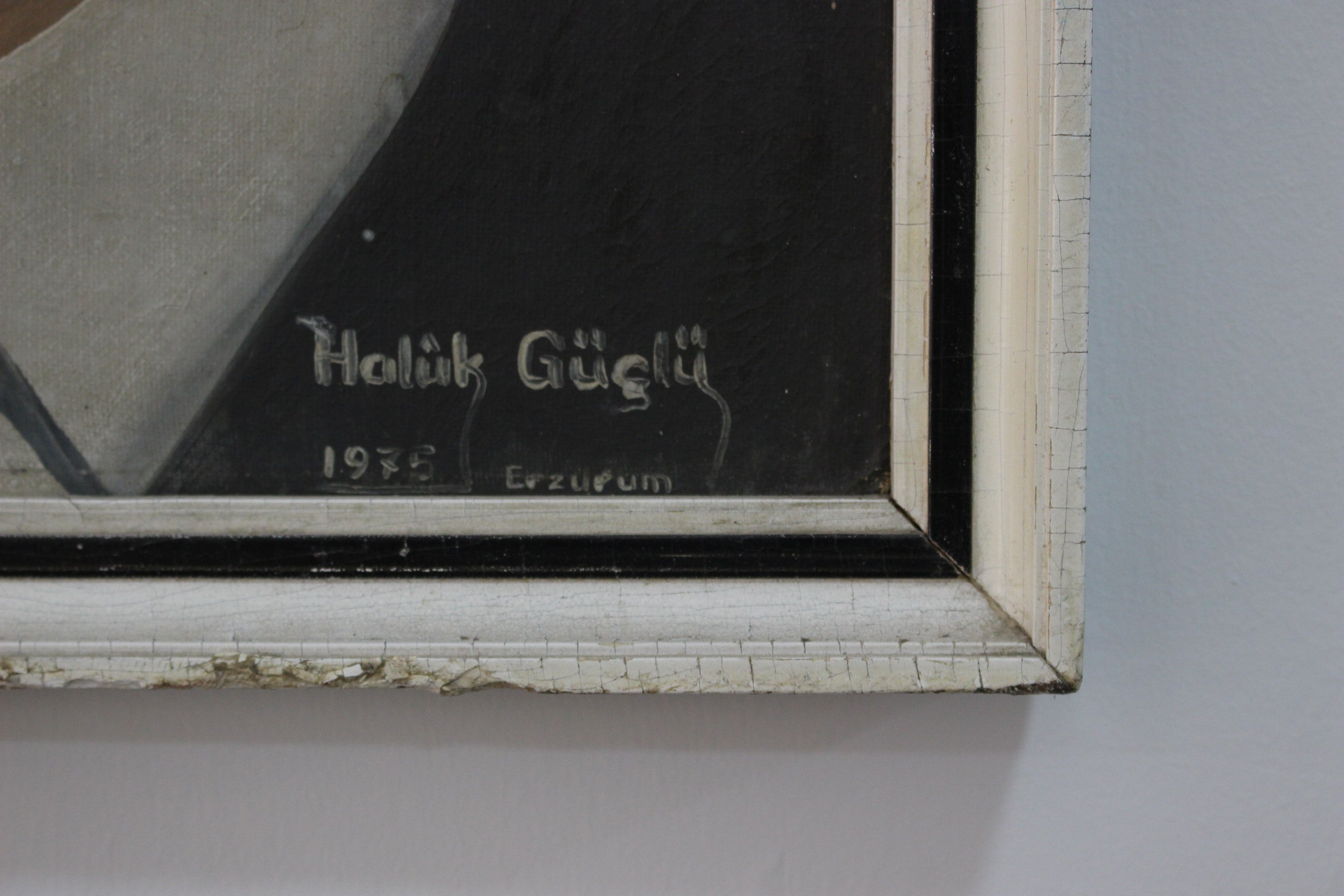 Ressam Haluk Güçlü Yağlı Boya Portre