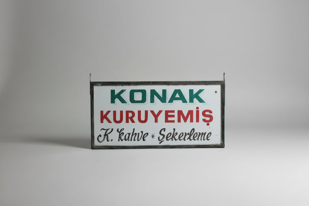 Dekoratif Eski dönem Tabela