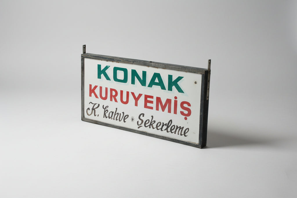 Dekoratif Eski dönem Tabela